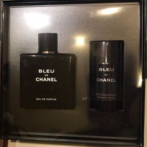 BNIB Chanel Bleu Eau de Parfum 3.4oz Cologne Set
